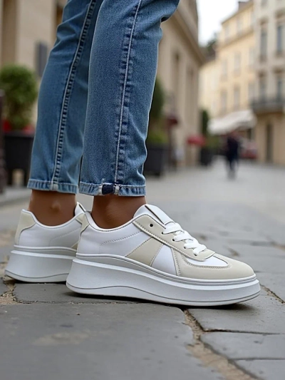 Sneakers sport pentru femei Royalfashion pe o platformă Safirrat