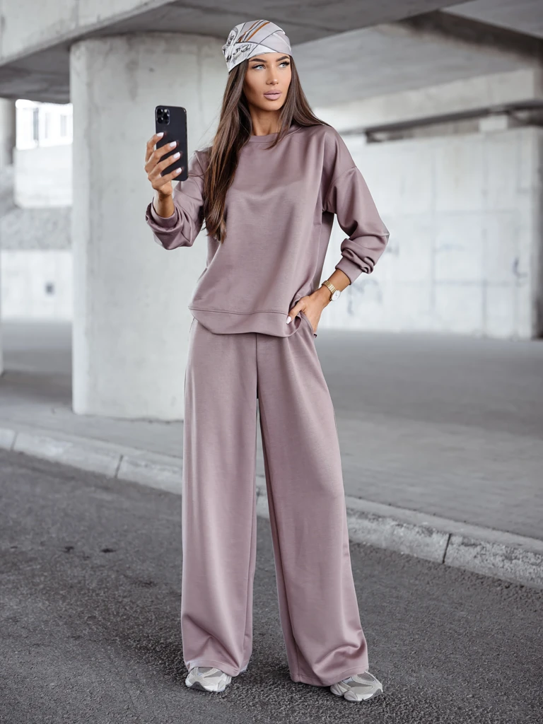 Royalfashion Wiskozowy Damski komplet dresowy FlowFit