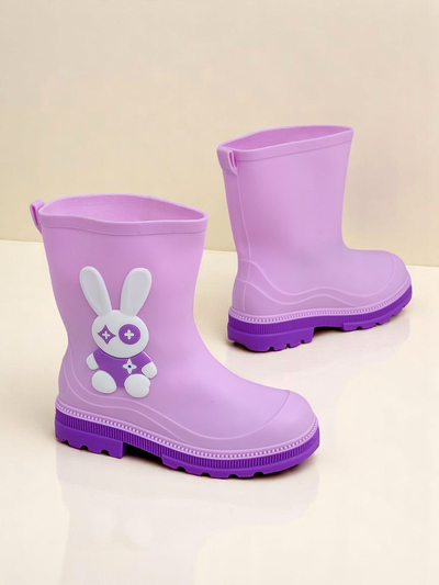 Royalfashion Kalosze dziecięce z króliczkiem Bunny Splash
