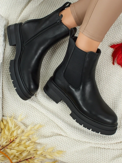 Botine de damă eco piele Solmira