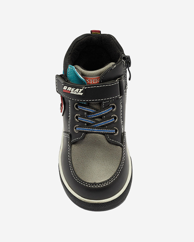 Cizme negre pentru băieți Wiasio- Footwear