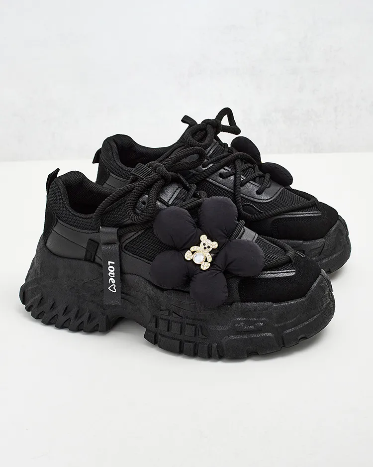 Royalfashion Adidași cu platformă pentru femei Bereya