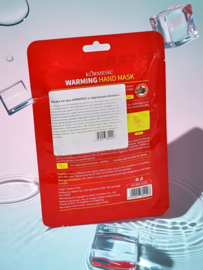 Mask chofe men Koremesic Aurelia - rejenerasyon entansif nan men yo