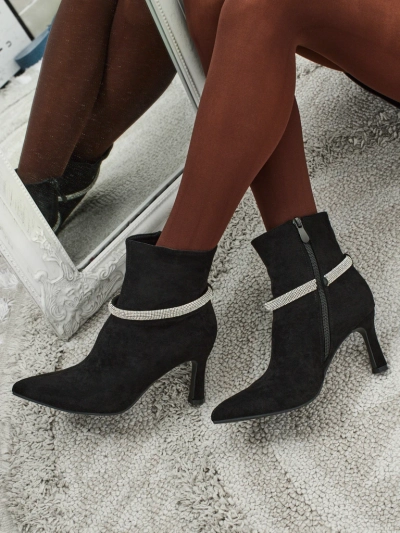 Botine de damă cu toc stiletto Sorelia