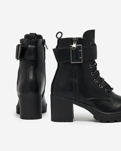 Royalfashion Black Cacelin Black Cacelin Stiletto Boots