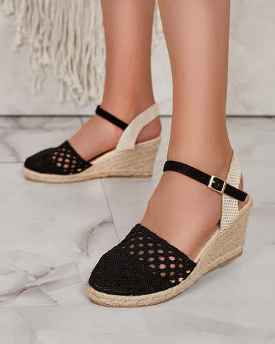 Royalfashion Sintoles de damă espadrile pe toc
