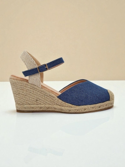 Royalfashion Sandale wedge pentru femei Solara Espadrille