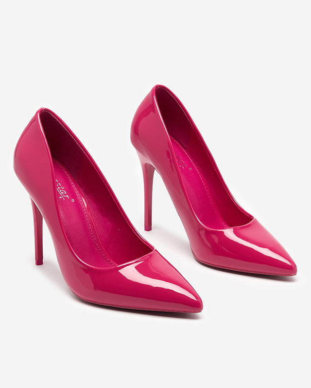 OUTLET Pompi de dama lacuiti fucsia pe toc inalt Merika - Imbracaminte