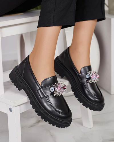 Royalfashion Mocasini de damă cu mărgele colorate Karonia