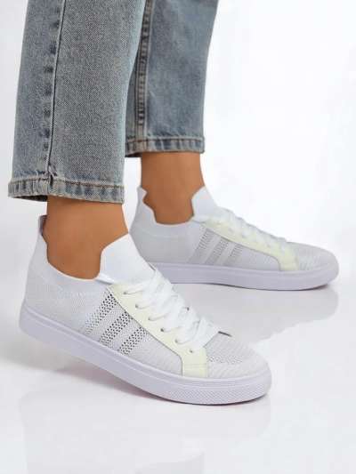 Aurelio Sneakers Textils Alvs cun Curom Ecologic sin Plattafurma Platta da 2,5 cm