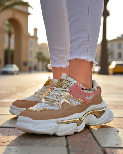 Pantofi sport pentru femei Royalfashion cu o talpă mai groasă Lesalli