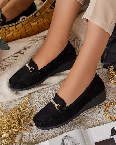 Royalfashion Mocasini de damă eko din piele de căprioară Ewo