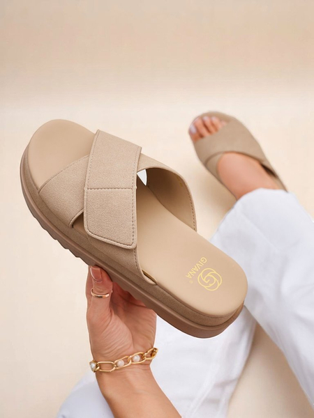 Royalfashion Papuci de damă fără toc Evre