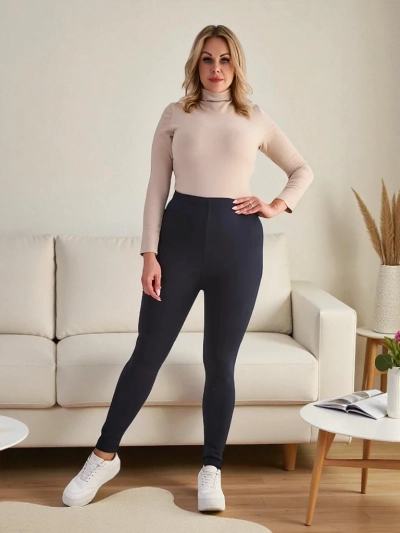 Royalfashion Pantaloni treggings izolate pentru femei PLUS SIZE