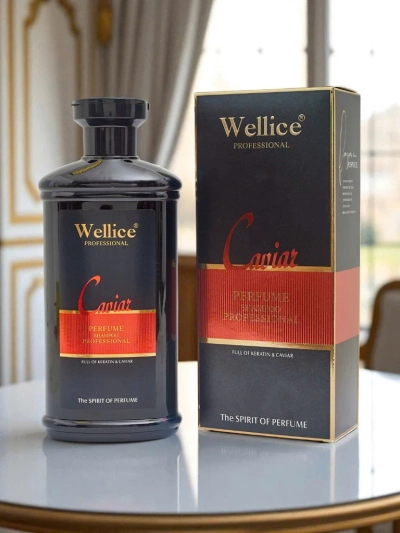 Wellice Caviar Laurus Elegans - Perfume Shampoo ine Caviar uye Keratin