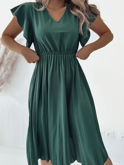 Royalfashion Rochie midi plisată de damă