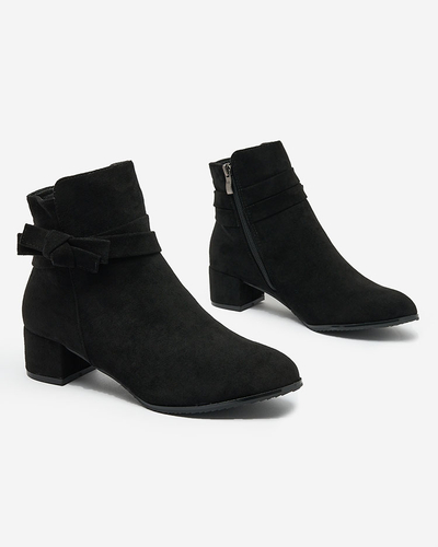 Royalfashion Cizme stiletto joase pentru femei negre Referra