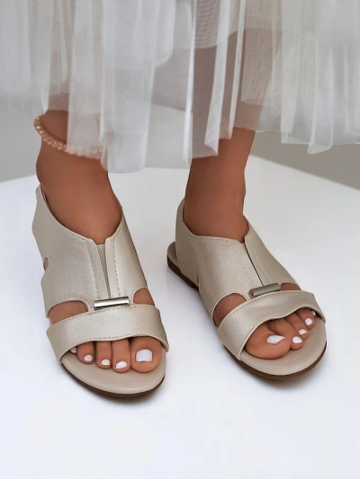 Royalfashion Papuci le romnienge cu talpa tele Solea Comfort