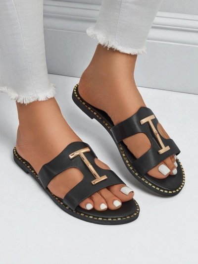 Royalfashion Sandale flat pentru femei Maya Louise