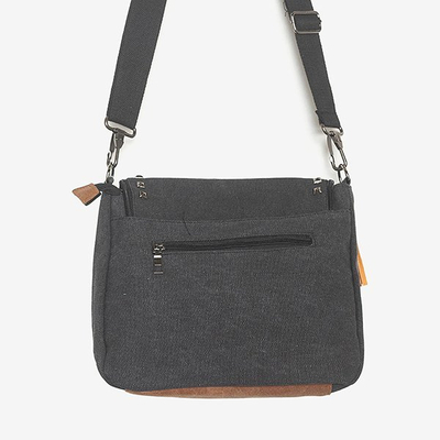 Geantă de mână neagră cu ornamente - Genti de mână