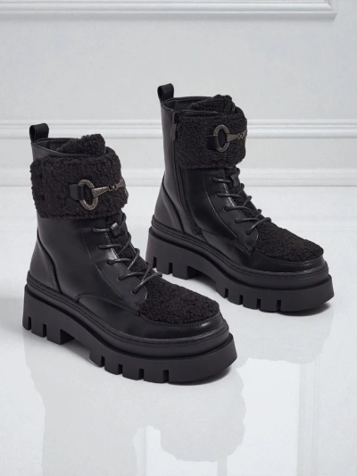 Botine workery dama cu blană Safil