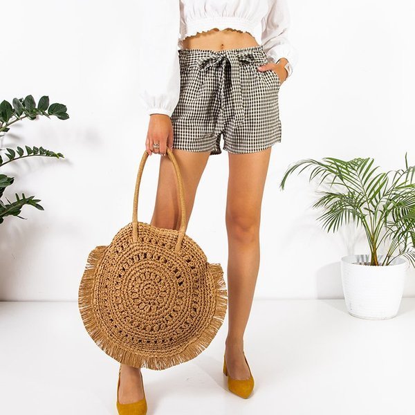 Pantaloni scurți de damă verzi pentru femei - Îmbrăcăminte