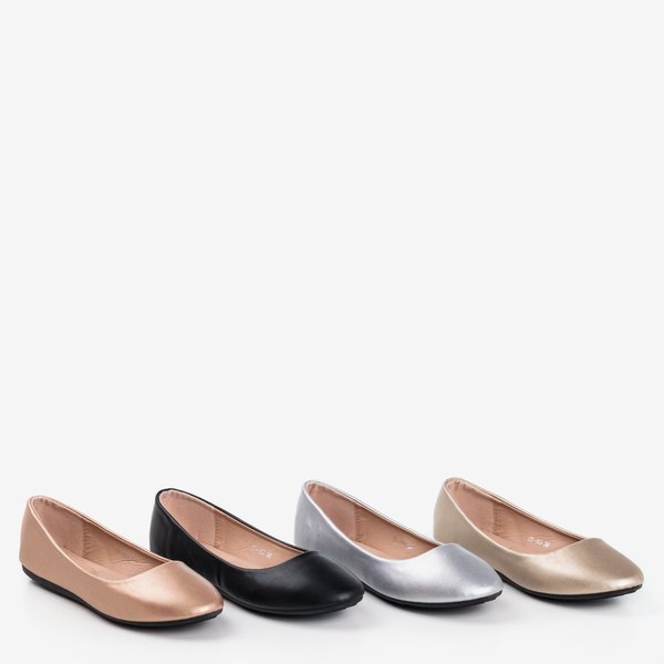 OUTLET Balerini de dama din piele ecologica aurie Mareusa - Pantofi