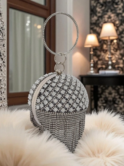 Royalfashion Damska torebka kula z cyrkoniami Velora Bloom