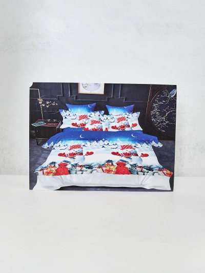 Royalfashion lenjerie de pat de Crăciun 200x220 set 3 BUCĂȚI