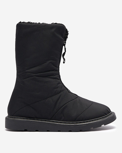 Cizme negre pentru femei a'la cizme de zăpadă Tirigga- Footwear