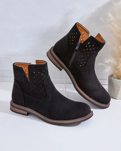 Royalfashion Cizme Rito pentru femei maro deschis