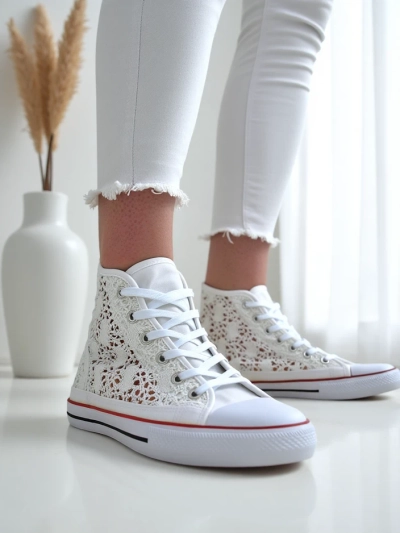 Sneakers perforate Royalfashion pentru femei Limme