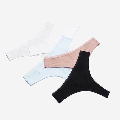 Set de chiloți tanga pentru femei 5/pachet - Lenjerie intimă