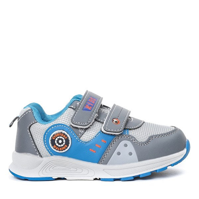 Szare buty chłopięce sportowe Nildan - Obuwie