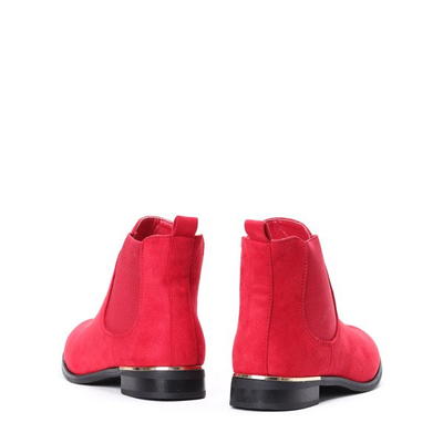 Czerwone sztyblety Lisa- Obuwie