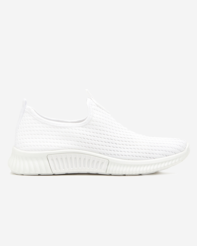 Tenisi slip-on dama albi Banila - Incaltaminte