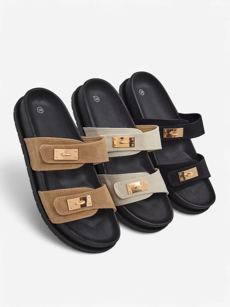 Sandale Royalfashion pentru femei cu catarame decorative Costes