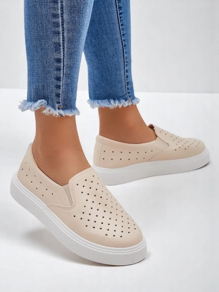 Pantofi sport cu șireturi perforați pentru dame Royalfashion Vaned