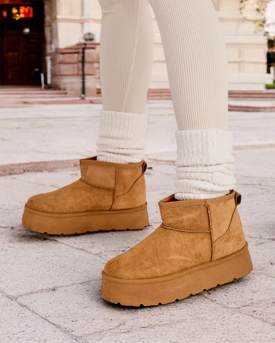 Ghete scurte de zapadă pentru femei de la Royalfashion a'la Hawanni