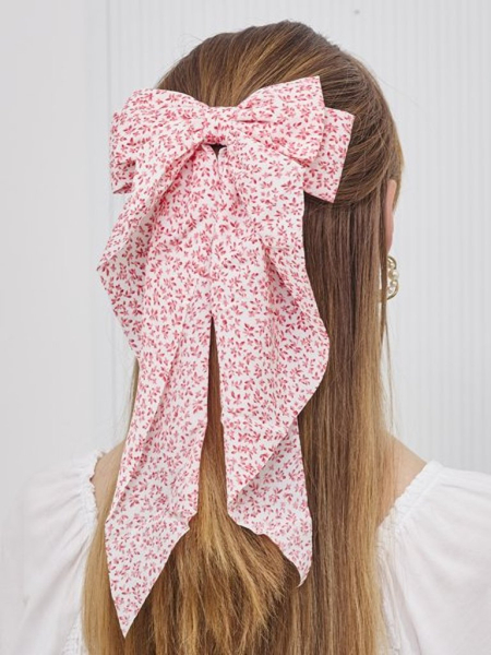 Royalfashion Agrafă de păr – fundiță cu model floral Miriam