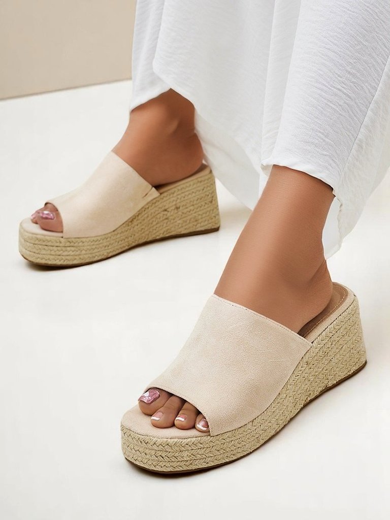 Royalfashion Sandale cu platformă pentru femei Erli Erli