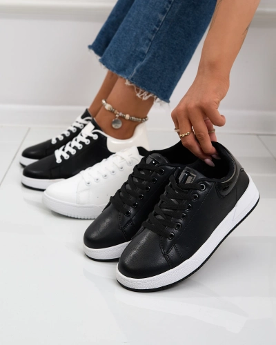 Royalfashion Pantofi sport clasici negri Active Icons