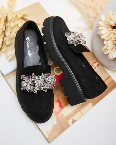 Royalfashion Mocasini de damă cu ornament Leyla