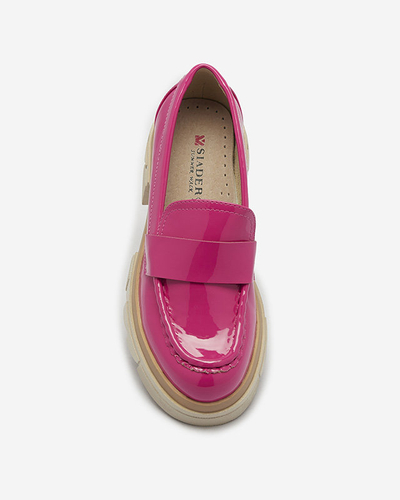 Royalfashion Mocasini fucsia lăcuită pentru femei Gelopa