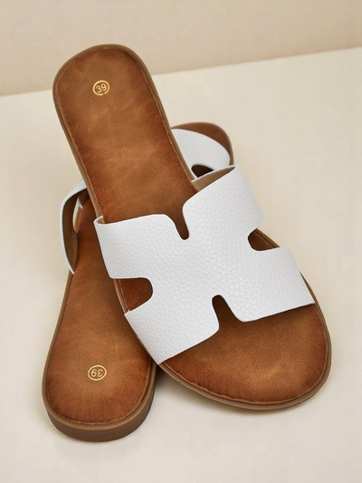 Royalfashion Papuci dama cu talpă joasă Stil casual