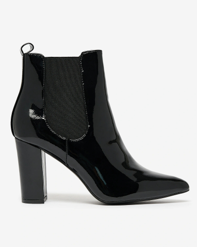 Royalfashion Cizme stiletto Lady Jeny negre pentru femei