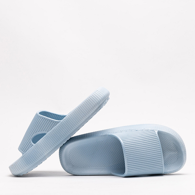 Papuci de cauciuc albastru cu relief Olinda - Incaltaminte