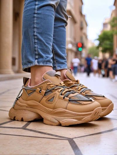 Sneakers pentru femei Royalfashion cu talpă groasă Reterri