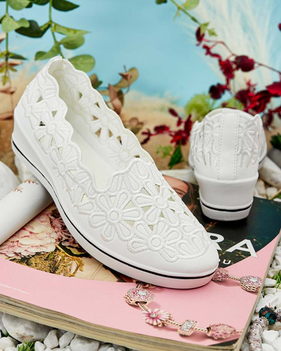Royalfashion Pantofi cu tocuri joase pentru femei Dellio