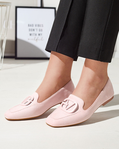 OUTLET Mocasini roz aprins pentru femei Jeterika - Încălțăminte